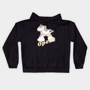 opeth ll unicorn Kids Hoodie